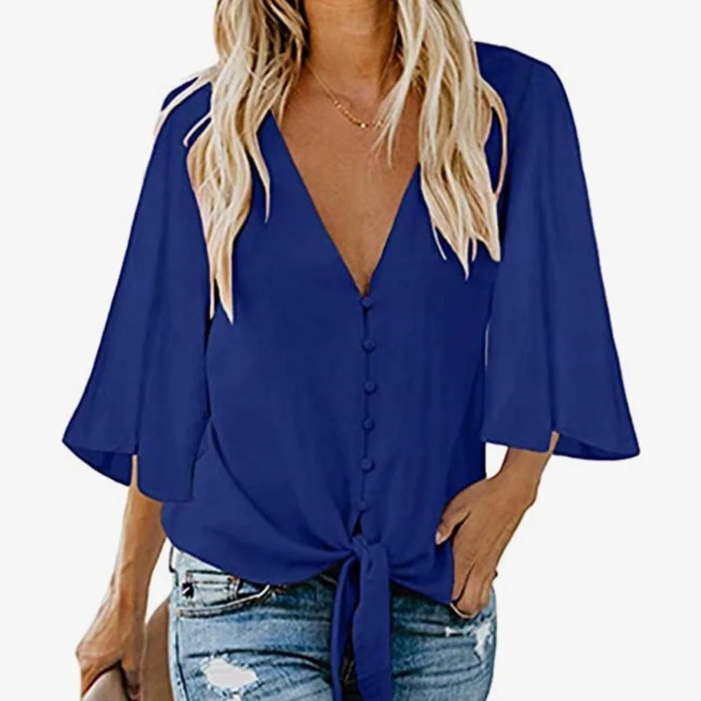 Blue Blouse - Picture 3 of 3